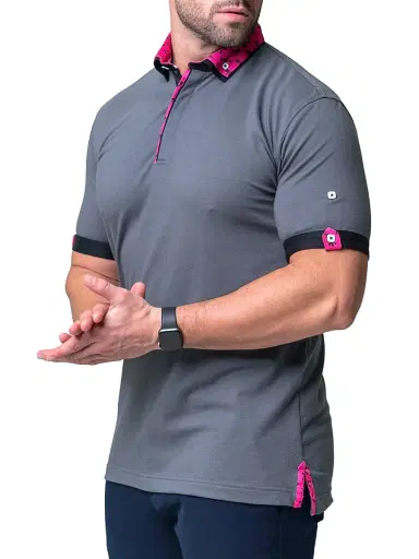Maceoo Men's Polos Mozart Cross Bones T-Shirt - Grey | Thumbnail 2 Maceoo Men's Polos Mozart Cross Bones T-Shirt - Grey | Thumbnail 2