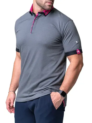 Maceoo Men's Polos Mozart Cross Bones T-Shirt - Grey | Thumbnail 1 Maceoo Men's Polos Mozart Cross Bones T-Shirt - Grey | Thumbnail 1