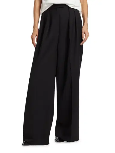Anine Bing Women's Lou High-Rise Trousers - Black - Size 8 | Thumbnail 3 Anine Bing Women's Lou High-Rise Trousers - Black - Size 8 | Thumbnail 3