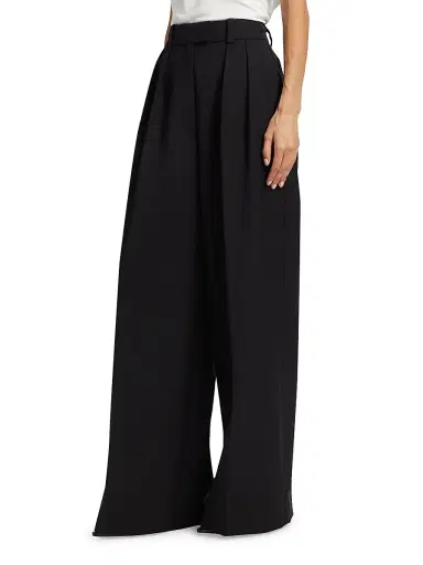 Anine Bing Women's Lou High-Rise Trousers - Black - Size 8 | Thumbnail 4 Anine Bing Women's Lou High-Rise Trousers - Black - Size 8 | Thumbnail 4