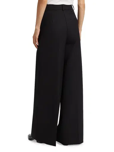 Anine Bing Women's Lou High-Rise Trousers - Black - Size 8 | Thumbnail 5 Anine Bing Women's Lou High-Rise Trousers - Black - Size 8 | Thumbnail 5