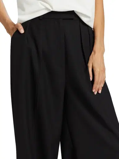 Anine Bing Women's Lou High-Rise Trousers - Black - Size 8 | Thumbnail 6 Anine Bing Women's Lou High-Rise Trousers - Black - Size 8 | Thumbnail 6