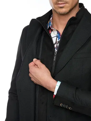 Robert Graham Men's Jetset Wool-Blend Single-Breasted Blazer | Thumbnail 8 Robert Graham Men's Jetset Wool-Blend Single-Breasted Blazer | Thumbnail 8