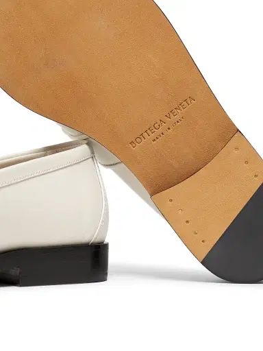 Bottega Veneta Women's Astaire Leather Knot Loafers - String - Size 12 | Thumbnail 6 Bottega Veneta Women's Astaire Leather Knot Loafers - String - Size 12 | Thumbnail 6