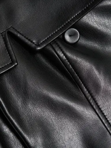 Cinq à Sept Women's Tessa Faux Leather Midi-Dress - Black | Thumbnail 7 Cinq à Sept Women's Tessa Faux Leather Midi-Dress - Black | Thumbnail 7