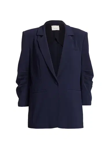 Cinq à Sept Women's Khloe Crepe Ruched Blazer - | Thumbnail 19 Cinq à Sept Women's Khloe Crepe Ruched Blazer - | Thumbnail 19
