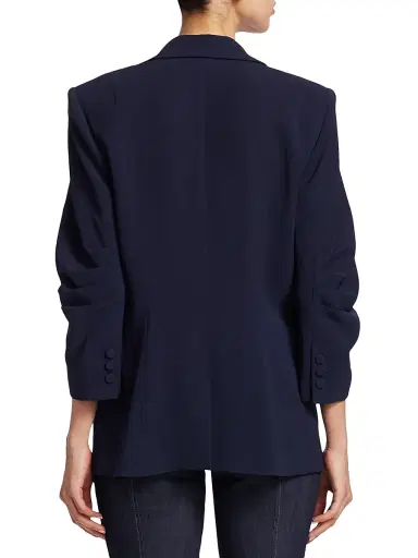 Cinq à Sept Women's Khloe Crepe Ruched Blazer - | Thumbnail 23 Cinq à Sept Women's Khloe Crepe Ruched Blazer - | Thumbnail 23