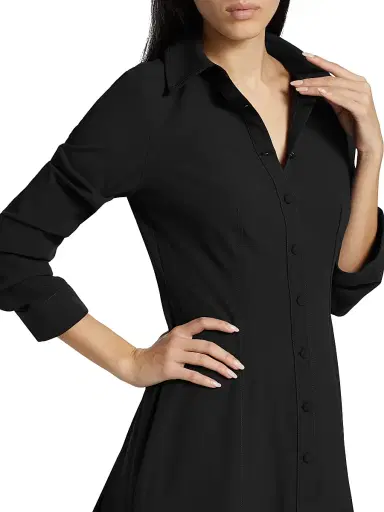 Cinq à Sept Women's Lucilla Minidress - Black | Thumbnail 6 Cinq à Sept Women's Lucilla Minidress - Black | Thumbnail 6