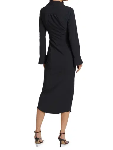 Cinq à Sept Women's Midi Mckenna Dress - Black | Thumbnail 5 Cinq à Sept Women's Midi Mckenna Dress - Black | Thumbnail 5