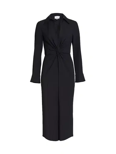 Cinq à Sept Women's Midi Mckenna Dress - Black | Thumbnail 1 Cinq à Sept Women's Midi Mckenna Dress - Black | Thumbnail 1