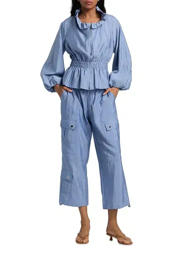 Cinq à Sept Women's Nitsan Utility Pants - Stonewash | Thumbnail 2 Cinq à Sept Women's Nitsan Utility Pants - Stonewash | Thumbnail 2