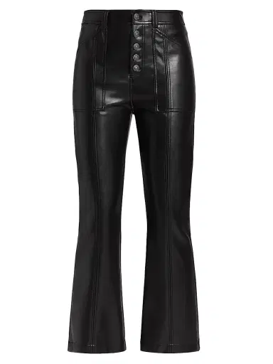 Cinq à Sept Women's Wallace Faux Leather Pants - Black | Thumbnail 1 Cinq à Sept Women's Wallace Faux Leather Pants - Black | Thumbnail 1
