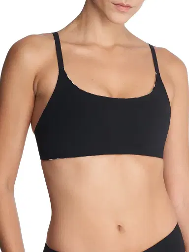 Natori Women's Riviera Reversible Bikini Top - Luxe Leopard Black - Size XL | Thumbnail 4 Natori Women's Riviera Reversible Bikini Top - Luxe Leopard Black - Size XL | Thumbnail 4