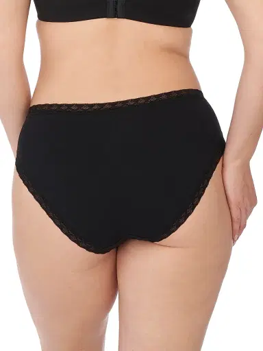 Natori Women's Bliss Cotton French Cut Brief 3 Pack - Black | Thumbnail 3 Natori Women's Bliss Cotton French Cut Brief 3 Pack - Black | Thumbnail 3