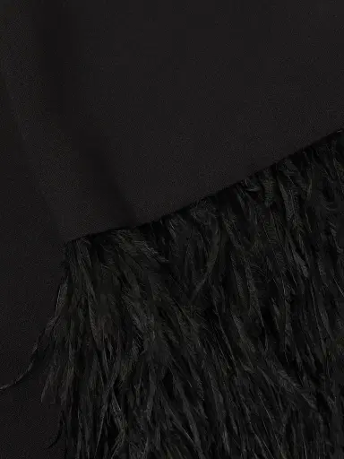 Likely Women's Cami Feather-Hem Minidress - Black - Size 12 | Thumbnail 6 Likely Women's Cami Feather-Hem Minidress - Black - Size 12 | Thumbnail 6
