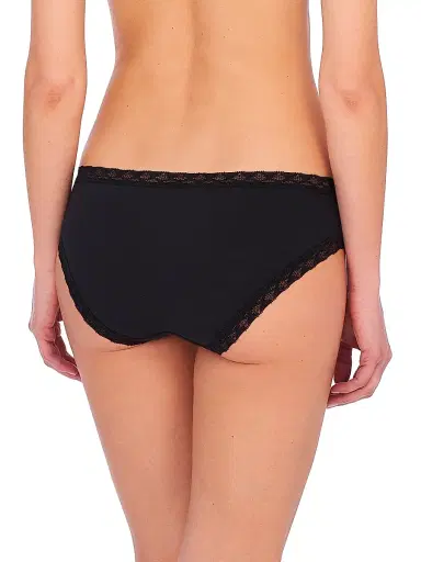 Natori Women's Bliss Cotton Girl Brief 3 Pack - Black | Thumbnail 3 Natori Women's Bliss Cotton Girl Brief 3 Pack - Black | Thumbnail 3