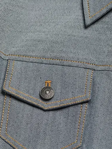 Cinq à Sept Women's Canyon Scrunched-Sleeve Denim Jacket - Light Indigo | Thumbnail 7 Cinq à Sept Women's Canyon Scrunched-Sleeve Denim Jacket - Light Indigo | Thumbnail 7