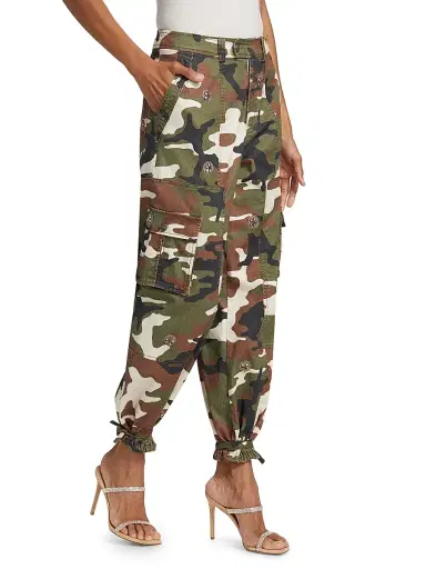 Cinq à Sept Women's Love Camo Zola Pants - Classic Multi | Thumbnail 4 Cinq à Sept Women's Love Camo Zola Pants - Classic Multi | Thumbnail 4