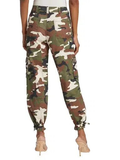 Cinq à Sept Women's Love Camo Zola Pants - Classic Multi | Thumbnail 5 Cinq à Sept Women's Love Camo Zola Pants - Classic Multi | Thumbnail 5