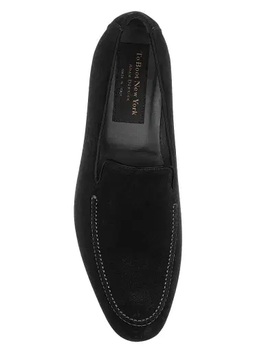 To Boot New York Men's Beamon Suede Leather Loafers - Softy Black - Size 12 | Thumbnail 3 To Boot New York Men's Beamon Suede Leather Loafers - Softy Black - Size 12 | Thumbnail 3