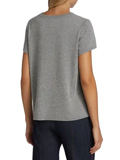 Cinq à Sept Women's Paris New York Graphic T-Shirt - Heather Grey | Thumbnail 5 Cinq à Sept Women's Paris New York Graphic T-Shirt - Heather Grey | Thumbnail 5