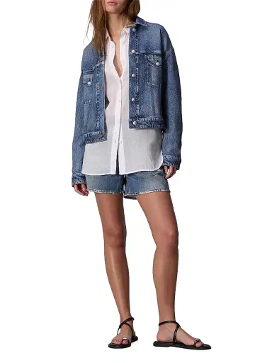 rag & bone Women's rb Miramar Denim Trucker Jacket - Walker | Thumbnail 2 rag & bone Women's rb Miramar Denim Trucker Jacket - Walker | Thumbnail 2