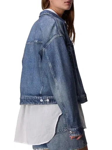 rag & bone Women's rb Miramar Denim Trucker Jacket - Walker | Thumbnail 5 rag & bone Women's rb Miramar Denim Trucker Jacket - Walker | Thumbnail 5