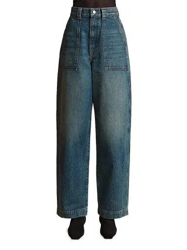 Khaite Women's Hewitt High-Rise Jeans - Stinson | Thumbnail 3 Khaite Women's Hewitt High-Rise Jeans - Stinson | Thumbnail 3