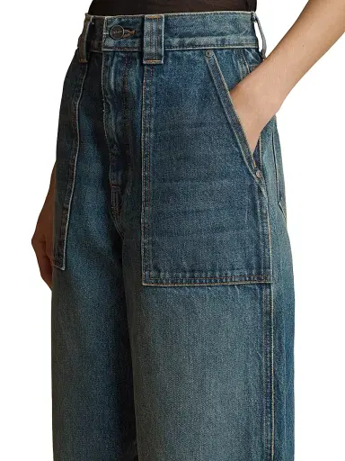 Khaite Women's Hewitt High-Rise Jeans - Stinson | Thumbnail 5 Khaite Women's Hewitt High-Rise Jeans - Stinson | Thumbnail 5