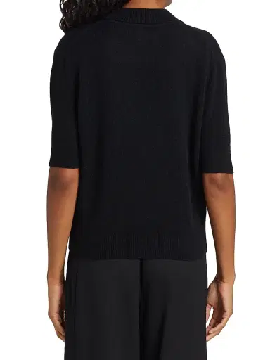 Khaite Women's Shrunken Jo Cashmere Sweater - Black | Thumbnail 5 Khaite Women's Shrunken Jo Cashmere Sweater - Black | Thumbnail 5