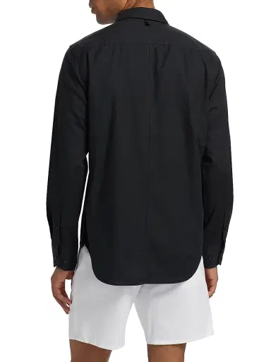 rag & bone Men's Tomlin Cotton Button-Front Shirt - Black | Thumbnail 5 rag & bone Men's Tomlin Cotton Button-Front Shirt - Black | Thumbnail 5