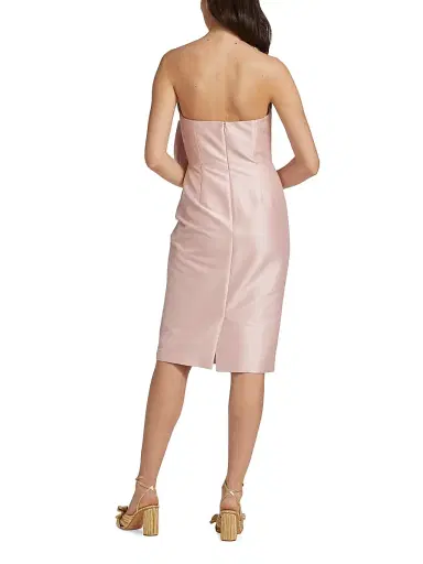 Badgley Mischka Women's Bow Cocktail Dress - Rose | Thumbnail 5 Badgley Mischka Women's Bow Cocktail Dress - Rose | Thumbnail 5