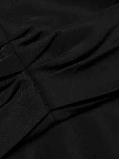 Carolina Herrera Women's Chalet Silk Balloon-Sleeve Minidress - Black | Thumbnail 6 Carolina Herrera Women's Chalet Silk Balloon-Sleeve Minidress - Black | Thumbnail 6
