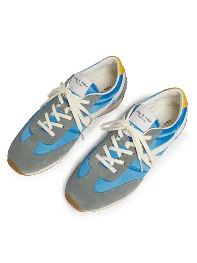 rag & bone Women's Retro Runner Slim Low-Top Sneakers - Electric Blue | Thumbnail 4 rag & bone Women's Retro Runner Slim Low-Top Sneakers - Electric Blue | Thumbnail 4