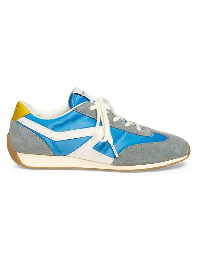 Women's Retro Runner Slim Low-Top Sneakers - Electric Blue Women's Retro Runner Slim Low-Top Sneakers - Electric Blue