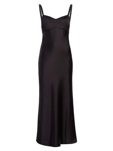 Khaite Women's Joely Maxi Slipdress - Black | Thumbnail 5 Khaite Women's Joely Maxi Slipdress - Black | Thumbnail 5