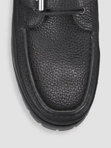 Polo Ralph Lauren Men's Ranger Tumbled Leather Boots - Black | Thumbnail 4 Polo Ralph Lauren Men's Ranger Tumbled Leather Boots - Black | Thumbnail 4