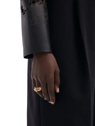 Oscar de la Renta Women's Goldtone & Glass Crystal Coral Ring - Crystal | Thumbnail 1 Oscar de la Renta Women's Goldtone & Glass Crystal Coral Ring - Crystal | Thumbnail 1