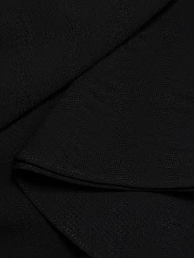 Badgley Mischka Women's Odessa Asymmetric Sleeveless Column Ruffle-Skirt Gown - Black | Thumbnail 7 Badgley Mischka Women's Odessa Asymmetric Sleeveless Column Ruffle-Skirt Gown - Black | Thumbnail 7