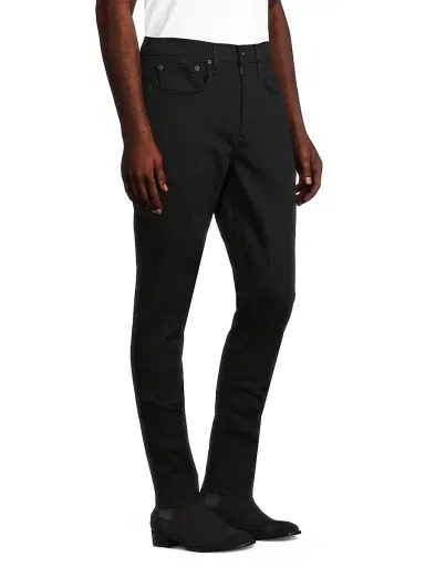 rag & bone Men's Fit 1 Skinny Jeans - Black | Thumbnail 4 rag & bone Men's Fit 1 Skinny Jeans - Black | Thumbnail 4