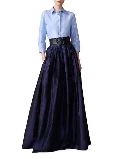 Carolina Herrera Women's Icon Silk Taffeta Ball Skirt - Midnight - Size 20 | Thumbnail 6 Carolina Herrera Women's Icon Silk Taffeta Ball Skirt - Midnight - Size 20 | Thumbnail 6