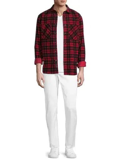 rag & bone Men's Fit 2 Authentic Stretch Jeans - Optic White | Thumbnail 2 rag & bone Men's Fit 2 Authentic Stretch Jeans - Optic White | Thumbnail 2
