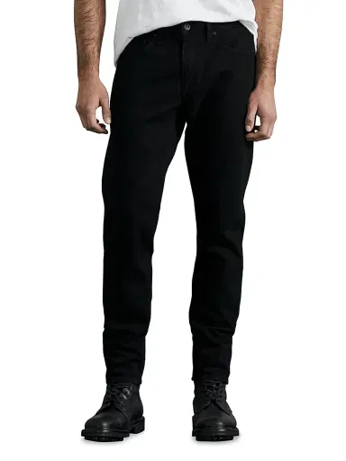 rag & bone Men's Fit 3 Authentic Stretch Jeans - Black | Thumbnail 1 rag & bone Men's Fit 3 Authentic Stretch Jeans - Black | Thumbnail 1