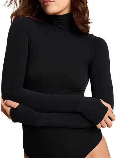 Commando Women's Ballet Body Turtleneck Bodysuit - Black | Thumbnail 6 Commando Women's Ballet Body Turtleneck Bodysuit - Black | Thumbnail 6