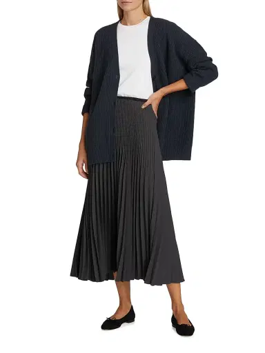 Jenni Kayne Women's Cashmere Cocoon Cardigan - Heather Navy - Size Medium | Thumbnail 2 Jenni Kayne Women's Cashmere Cocoon Cardigan - Heather Navy - Size Medium | Thumbnail 2