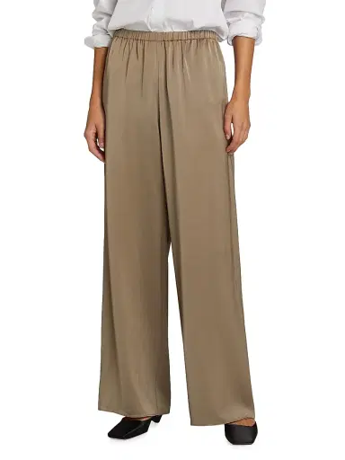 Jenni Kayne Women's Demi Wide-Leg Pull-On Pants - Olio | Thumbnail 3 Jenni Kayne Women's Demi Wide-Leg Pull-On Pants - Olio | Thumbnail 3
