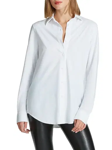 Commando Women's Classic Oversized Shirt - White - Size Large | Thumbnail 3 Commando Women's Classic Oversized Shirt - White - Size Large | Thumbnail 3