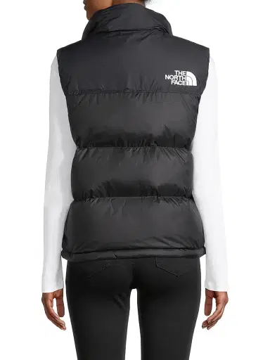 The North Face Women's Retro Nuptse Logo Down Vest - Recycled Black - Size XL | Thumbnail 5 The North Face Women's Retro Nuptse Logo Down Vest - Recycled Black - Size XL | Thumbnail 5