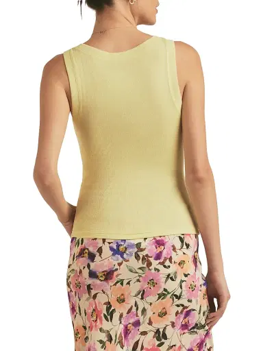 Favorite Daughter Women's Scoopneck Rib-Knit Tank - White - Size XL | Thumbnail 5 Favorite Daughter Women's Scoopneck Rib-Knit Tank - White - Size XL | Thumbnail 5