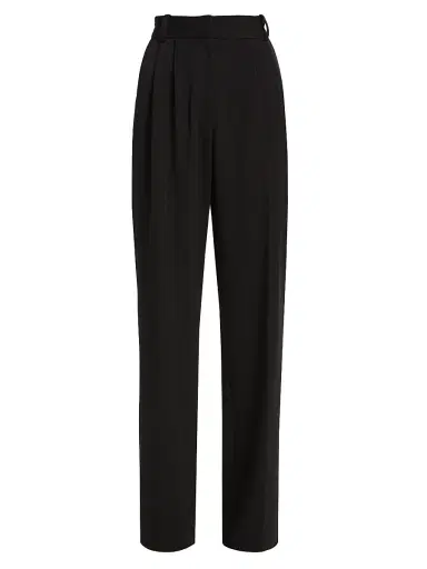 Favorite Daughter Women's Pleated Wide-Leg Pants - Black - Size 2 | Thumbnail 1 Favorite Daughter Women's Pleated Wide-Leg Pants - Black - Size 2 | Thumbnail 1